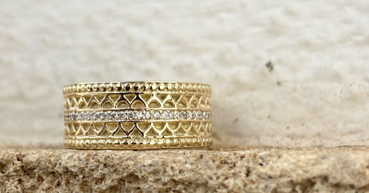 Orofino Marrakesh Gold and Diamond RIng - Nina Alexandra Jewellery