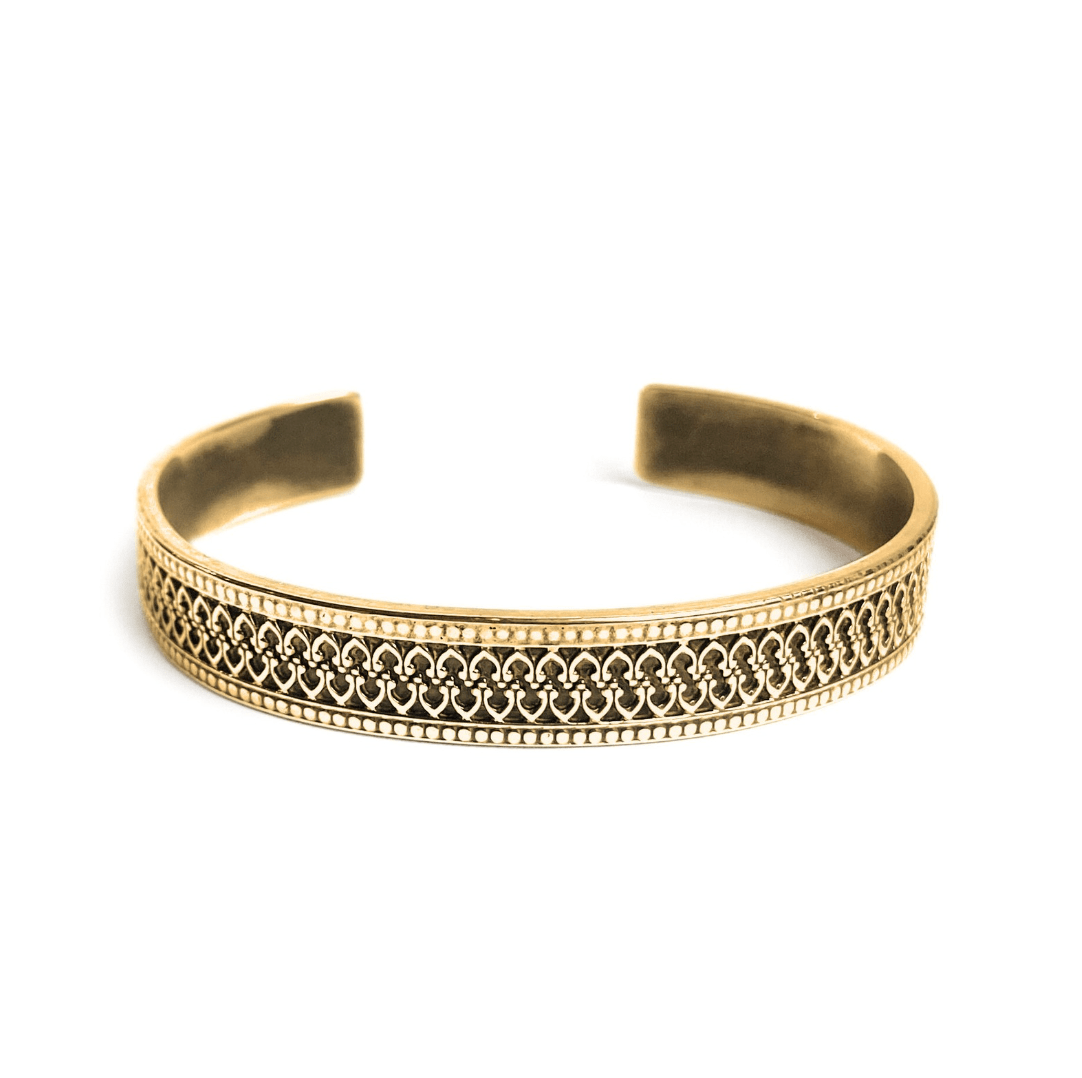 Marrakesh Cuff Bracelet—18k gold vermeil bracelet by Nina Alexandra